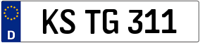 Truck License Plate